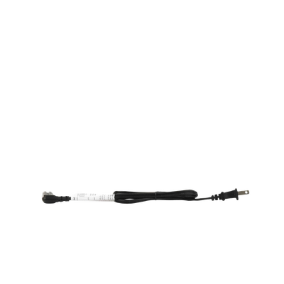 Cable de Alimentación Eléctrica para 120-240 Vca / 1 Metro (3.28 Pies) / 2 Clavijas Tipo Americano / Conector en Forma Tipo L