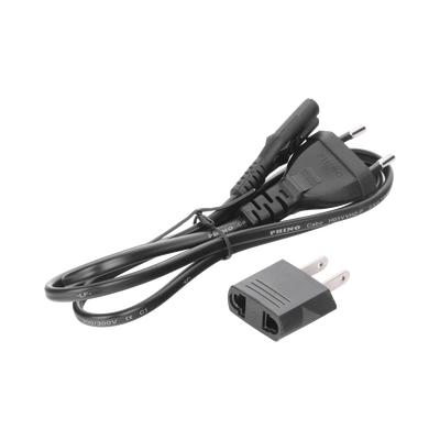Cable de Corriente Bifásico Conector Tipo 8 (1 Metro (3.28 Pies))