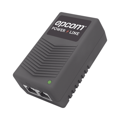 Adaptador de pared / Inyector PoE / 24 Vcc / 1 A / Controlado por chip IC / Protección contra OV, OC, SC, UV/  Fácil de instalar