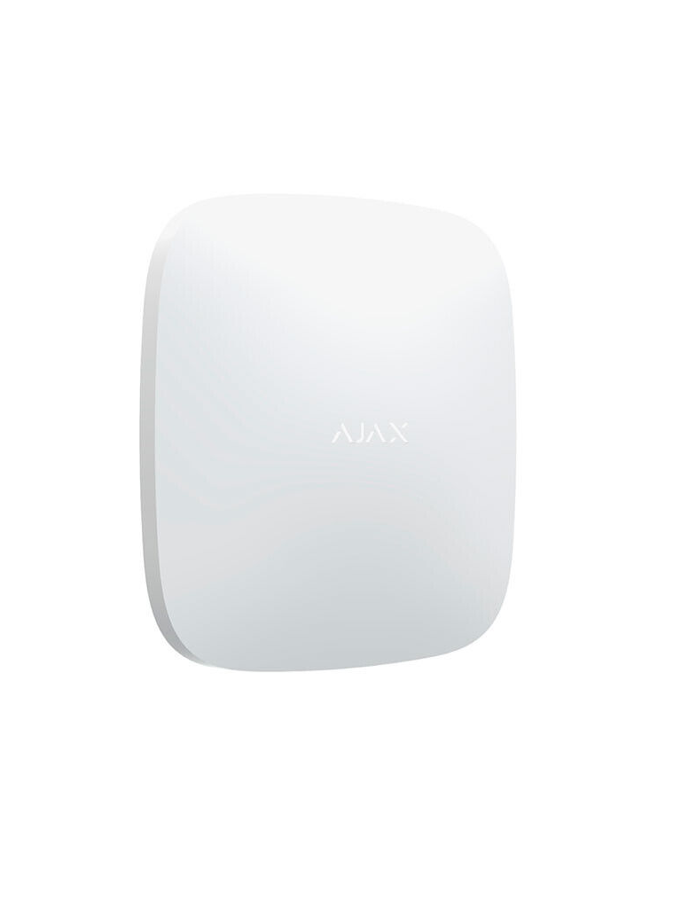 AJAX KIT RESIDENCIAL - Panel de  alarma Hub2Plus conexión Ethernet / WiFi / LTE, APP “AJAX PRO” iOS y Android , 1 sensor de movimiento, 2 detectores para puerta o ventana, 1 control remoto y una sirena interior inalámbrica color Blanco