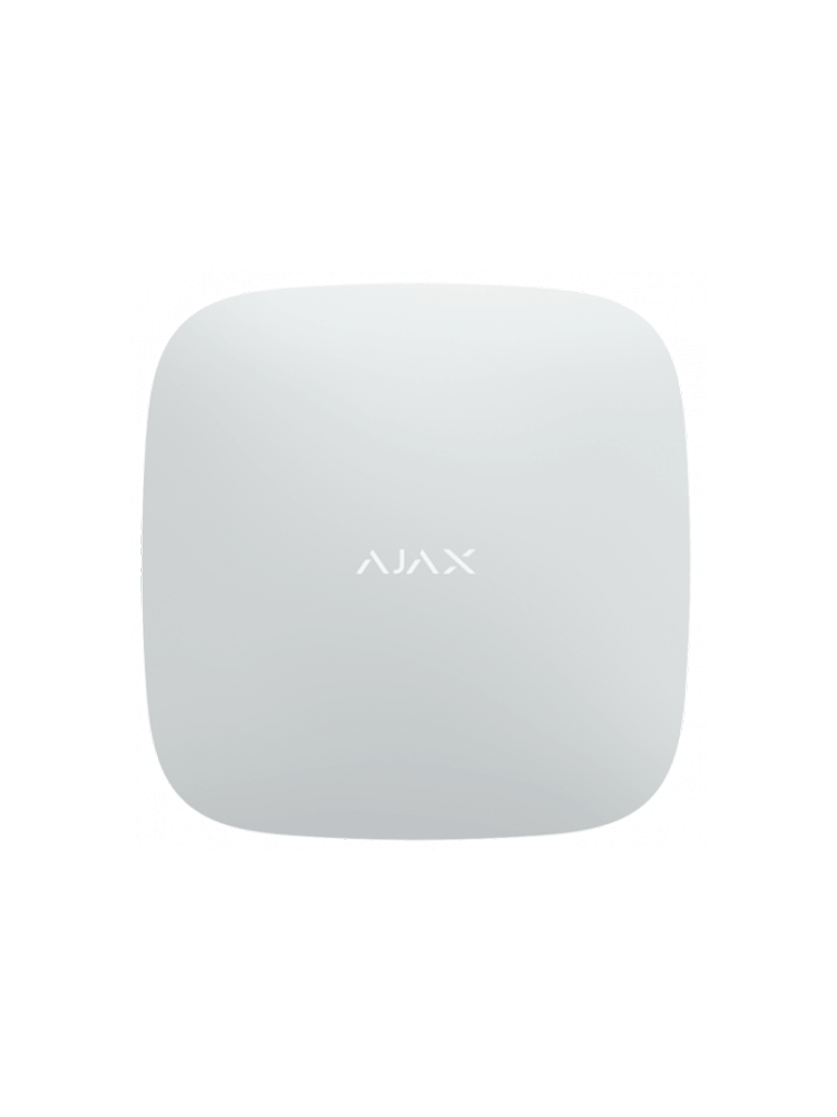 AJAX KIT RESIDENCIAL PLUS EXT- 1 Hub2Plus conexión Ethernet/WiFi/LTE color Blanco/APP “AJAX PRO” iOS y Android, 1 sensor de movimiento, 2 detectores para puerta o ventana, 1 control remoto y 1 sirena EXTERIOR inalámbrica