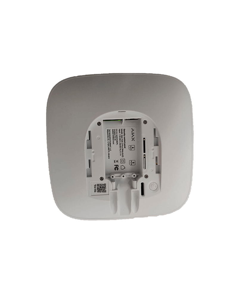 AJAX KIT STARTER - Panel de  alarma Hub2Plus conexión Ethernet / WiFi /  LTE APP “AJAX PRO” iOS y Android , 1 sensor de movimiento y 1 detector de puerta o ventana con entrada auxiliar en color blanco