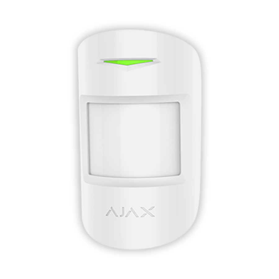 AJAX KIT RESIDENCIAL LIGHT - Panel de alarma Hub2Plus conexión Ethernet / WiFi / LTE, APP “AJAX PRO” iOS y Android , 1 sensor de movimiento, 1 detector para puerta o ventana, 1 control remoto y una sirena interior inalámbrica color Blanco