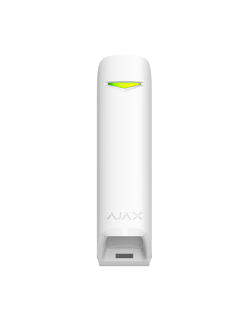 AJAX MotionProtect Curtain W - Detector de movimiento de ángulo estrecho para uso en interiores. Color Blanco (28301.36.WH3)
