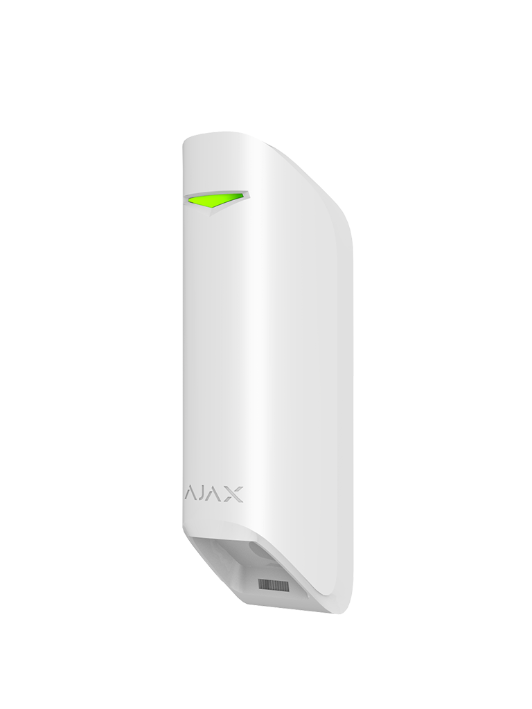 AJAX MotionProtect Curtain W - Detector de movimiento de ángulo estrecho para uso en interiores. Color Blanco (28301.36.WH3)