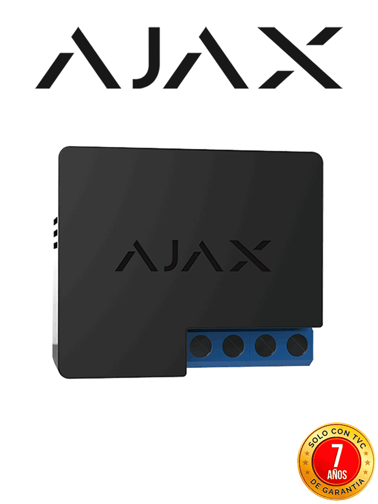 AJAX KIT HUB 4G MULTITRANSMITTER+RELAY - Panel de alarma Hub 4G conexión ETHERNET- 4G APP “AJAX PRO” iOS y Android , 1 MultiTransmitter y un Relé de baja tensión.
