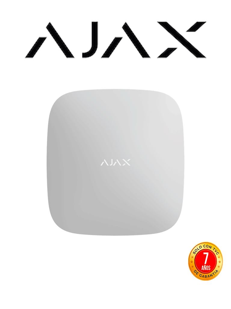 AJAX KIT HUB 4G KEYPADCOMBI - Panel de alarma Hub 4G conexión ETHERNET- 4G APP “AJAX PRO” iOS y Android , 1 sensor de movimiento, 1 detector puerta o ventana, 1 Teclado táctil inalámbrico con sirena incluida y lector DESFire.