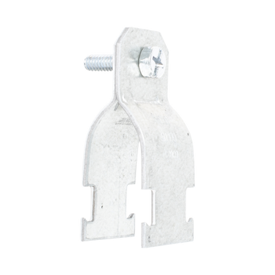 Abrazadera Unicanal para Conduit Pared Gruesa y PVC de 3/4" (19 mm).
