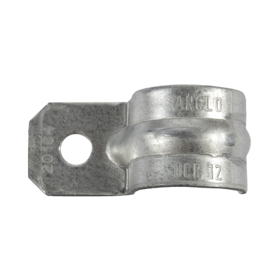 Abrazadera tipo Uña para Tubo Conduit Pared Gruesa y Conduit PVC de 1/2 (13 mm).