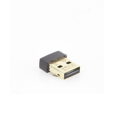 Mini Adaptador USB inalámbrico doble banda AC 600 Mbps, antena onmidireccional.