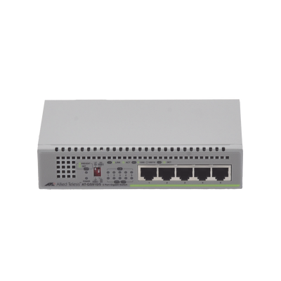 Switch Gigabit No Administrable, 5 Puertos 10/100/1000 Mbps fuente de alimentación interna