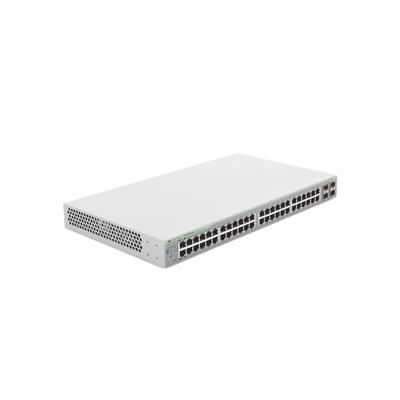 Switch Gigabit WebSmart de 48 puertos 10/100/1000 Mbps (4 x Combo) + 4 puertos gigabit SFP Combo