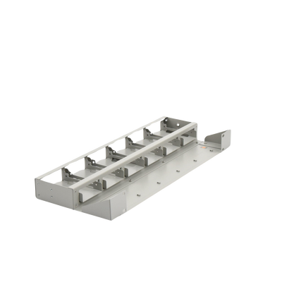 Bandeja para montaje en rack de 19" para hasta seis convertidores de medios de la serie MMC