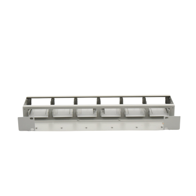 Bandeja para montaje en rack de 19" para hasta seis convertidores de medios de la serie MMC
