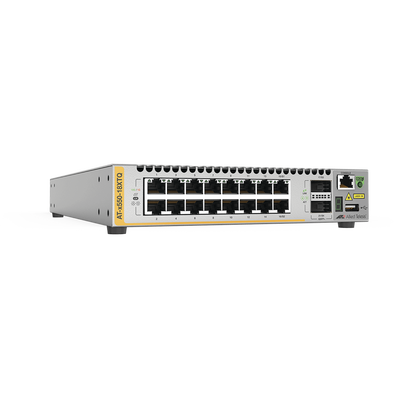 Switch Stackeable Inteligente 10 Gigabit Capa 3, 16 puertos 10 G BaseT + 2 puertos 40 G QSFP