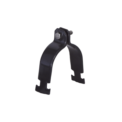 Abrazadera Unicanal con Recubrimiento de PVC de 4" (101 mm).