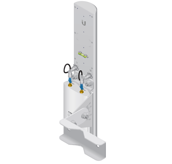 UBIQUITI AM-5G17-90 - Antena sectorial Airmax 5GHz de exterior con 17 dBi y apertura de 90 grados. Compatible con varios modelos, incluyendo ROCKET R5AC LITE, ROCKET LTU, ROCKET RP-5AC-GEN2 y ROCKET M5.