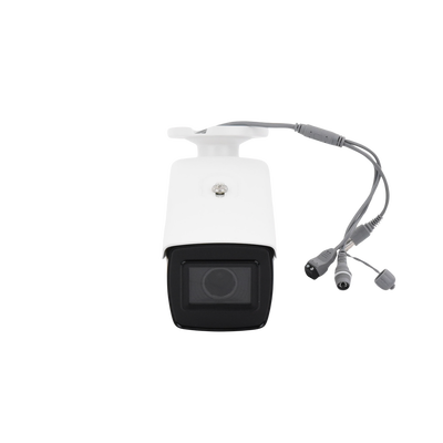 Bala TURBOHD 5 Megapixel / Lente Mot. 2.7 a 13.5 mm / 40 mts IR EXIR / dWDR / TVI-AHD-CVI-CVBS / Exterior IP67  / 12 Vcc / 24 VCA
