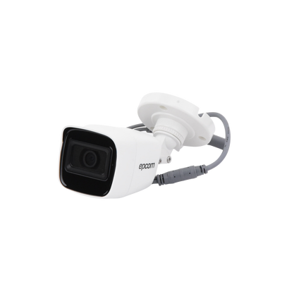 AUDIO POR COAXITRON / Bala TURBOHD 2 Megapixel (1080p) / Gran Angular 106° / Lente 2.8 mm / 25 mts IR EXIR / Exterior IP66 / 4 Tecnologías / dWDR