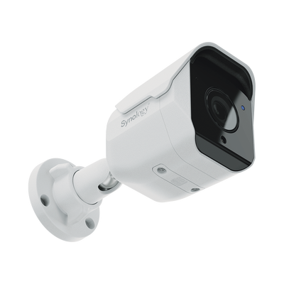 Cámara de Vigilancia BC500 | 5 Megapíxeles (2880x1620) | Lente 2.8 mm (110° H) | Visión Nocturna 30 mts | IP67 | IA para Detección de Personas y Vehículos | Compatible con Surveillance Station | Almacenamiento en mic