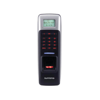 BioLite Net Lector de Huella con Teclado y PROX ( 13.56MHz Mifare / DesFire) Uso con BioStar 1 / Protección IP65