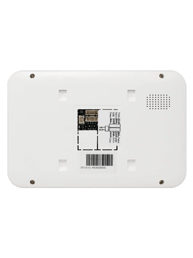 ZKTeco VE04A01PAQ7P - Paquete de Videoportero para 4 Departamentos VE04A01 con 1 Monitor VDPIB3 de 7 pulgadas