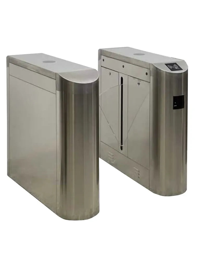 WEJOIN WJTYH101SP - Barreras Peatonal Flap Barrier Bidireccional con Aletas de Acrílico 3 Millones de Ciclos pase 25 - 35 por minuto Compatible con Controles de Acceso