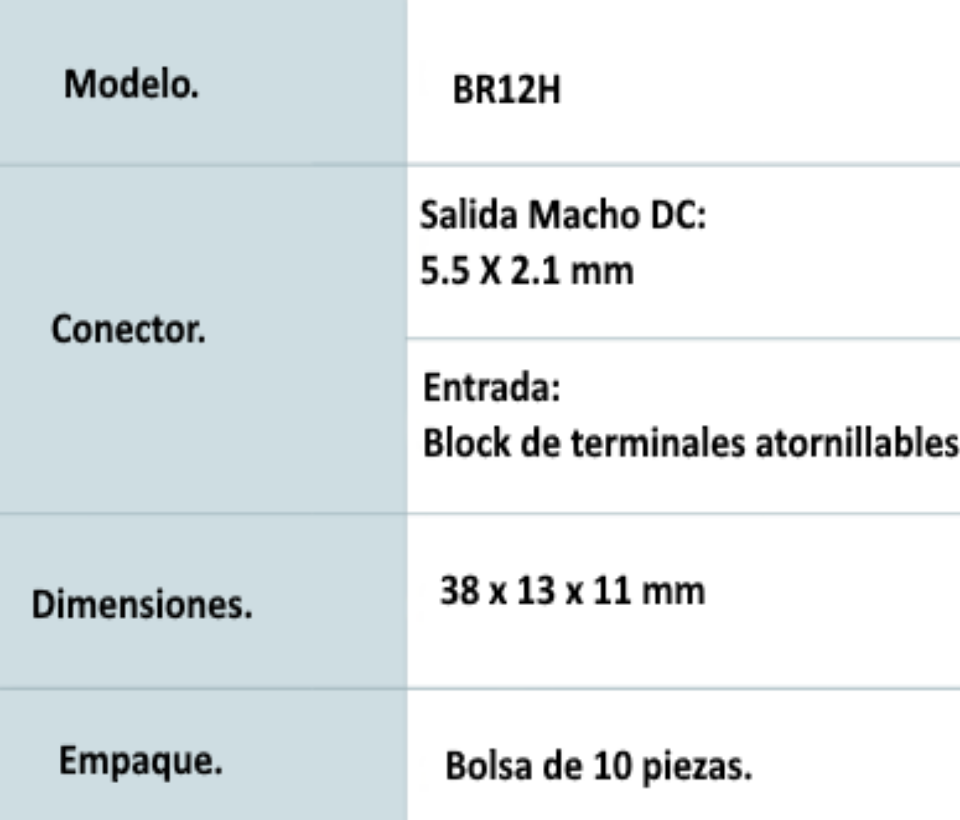 SAXXON PSUBR13H - Bolsa de 10 Conectores Hembra para Fuentes de Alimentación/ Terminales Tipo Tornillo Positivo y Negativo/ Resistente a la Oxidación/