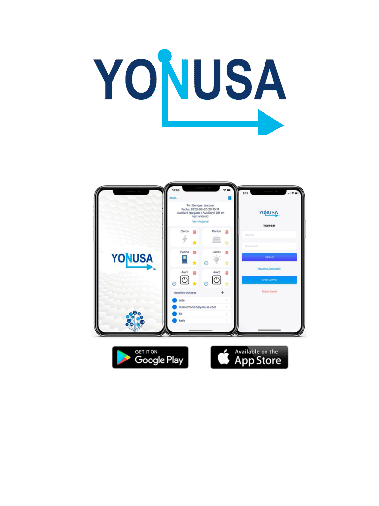 YONUSA MWFLITE - Módulo Wifi Lite compatible con energizadores NG Modular, NG Convencional, Alta Frecuencia Anti Plantas y Doble Zona, Uso con aplicación gratuita Yonusa Plus compatible con sistemas iOS y Android para notificaciones de eventos.