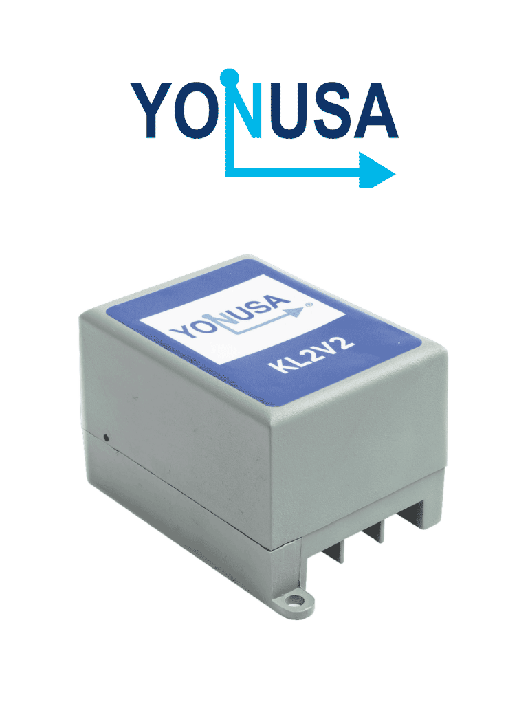 YONUSA KL2V2 -  Modulo de mando receptor y dos transmisores compatible con todos los energizadores Yonusa, conexion sencilla, armado y desarmado de cerco electrico