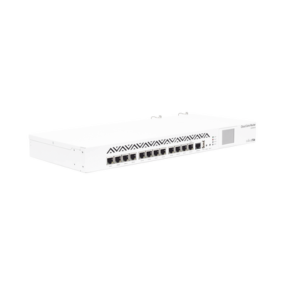 Cloud Core Router, CPU 16 Núcleos, Throughput 17.8Mpps/12Gbps, 12 Puertos Gigabit Ethernet, 2 GB Memoria