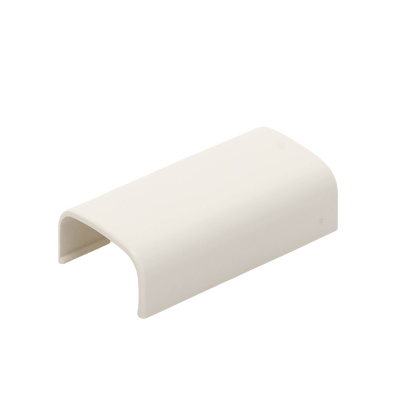 Unión recta, para uso con canaleta LD5, material ABS, Color Blanco Mate