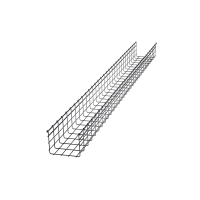 Charola Tipo Malla 166/300 mm, Acabado Electro Zinc, Hasta 793 Cables Cat6, Tramo de 3 Metros