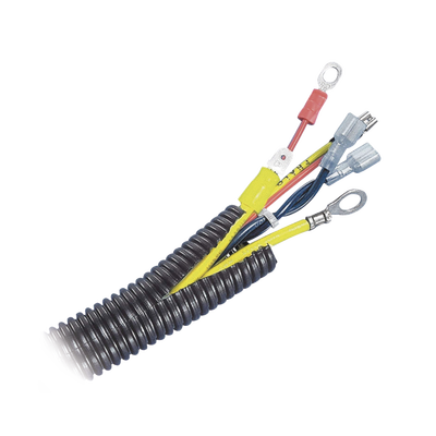 Tubo Corrugado Abierto para Protección de Cables, .38in (9.7 mm) de Diámetro, 30.5 m de Largo, Color Negro