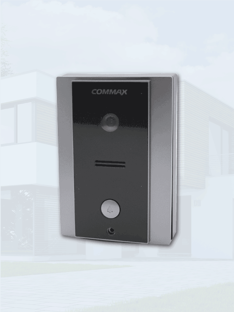 COMMAX CDV43K2DRC4LN - Kit de videoportero Commax a color con monitor de 4.3 pulgadas y auricular, frente de calle, comunicación con audio y video, función de apertura de puerta no requiere configuración