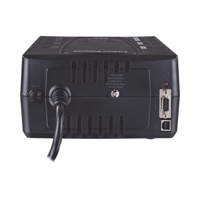 UPS de 600 VA/340 W, Topología Standby, Entrada 120 Vca NEMA 5-15P, Tipo Gabinete Compacto, Con 8 Tomas NEMA 5-15R
