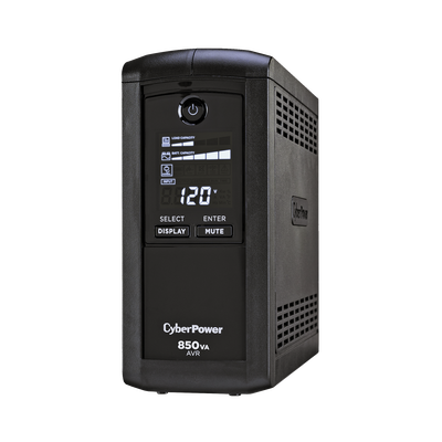 UPS de 850 VA/510 W, Topología Línea Interactiva, Entrada 120 Vca NEMA 5-15P, Tipo Mini Torre, Con 9 Tomas NEMA 5-15R