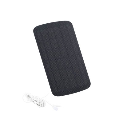 Panel Solar Para Recargar Cámara de Batería Mod. CSBC1C / Evite Desmontar la Cámara para Recargar su Batería / Conector tipo miniusb.