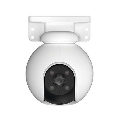 PT WiFi / (3K) 5MP / Visión 360° / Detección humana / Detección de Vehiculo / Audio de Dos Vías / Sirena / Luz Parpadeante / Colores en Oscuridad / Micro SD / Presets / Autoseguimiento / Exterior