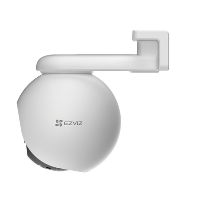 PT WiFi / (3K) 5MP / Visión 360° / Detección humana / Detección de Vehiculo / Audio de Dos Vías / Sirena / Luz Parpadeante / Colores en Oscuridad / Micro SD / Presets / Autoseguimiento / Exterior