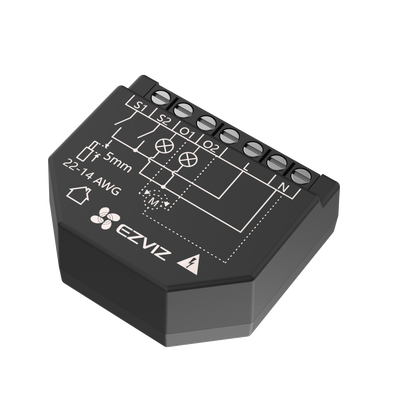 Relevador Wi-Fi  Inteligente / 2 Salidas Para 2 Apagadores / Ideal Para Control de Iluminación / Control Remoto / Horarios Personalizados / Registro de Consumo / 110-240VCA