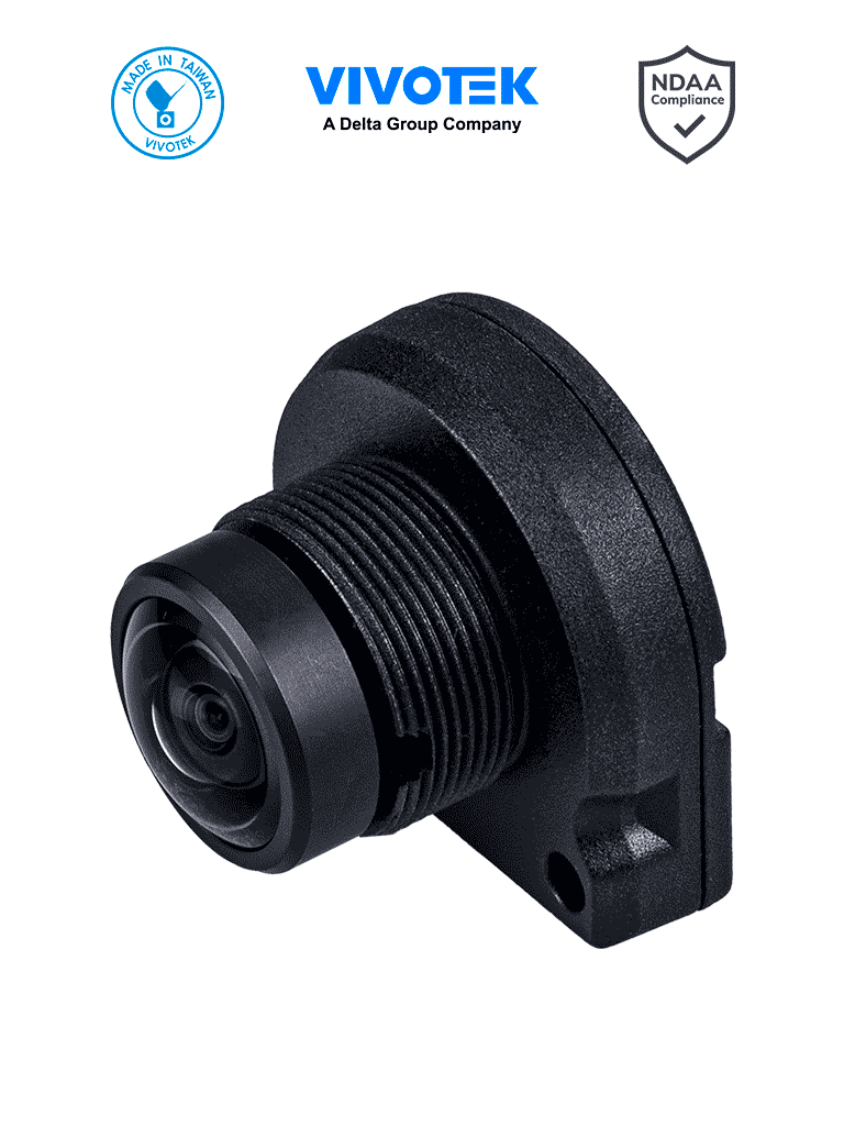 VIVOTEK CU9183-HF - Lente plano tipo Fisheye, 5 Megapixeles, WDR PRO, Lente fijo 1.22mm, Cable de 5 metros