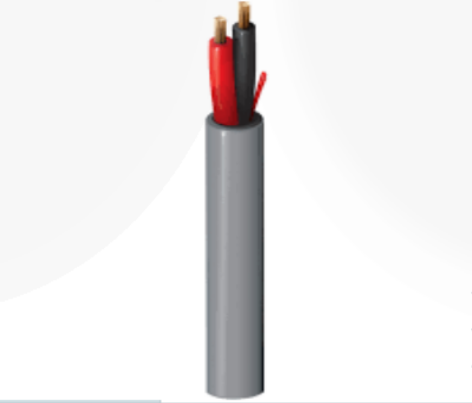 BELDEN 5300UE0081000 - Cable de alarma/ 2 Conductores / Calibre 18 AWG/ 305 Metros / Recomendable para control de acceso / Videoportero / Audio/ COLOR GRIS