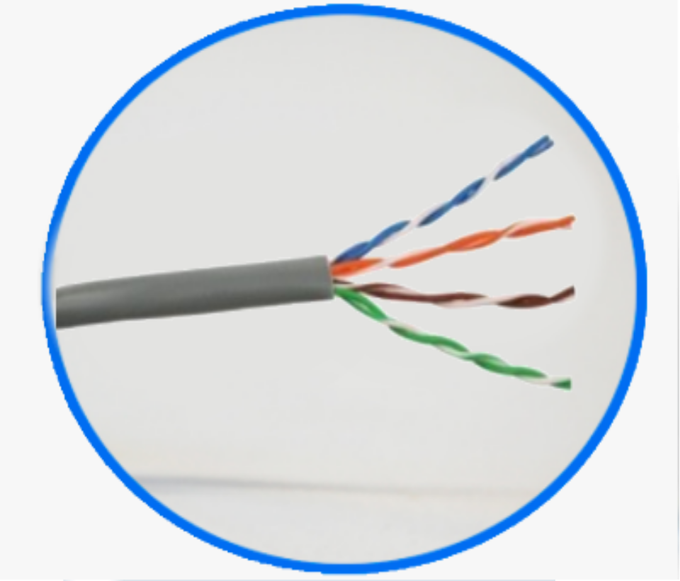 BELDEN 1583A008U1000 - Cable UTP / 4 Pares / Categoria 5E / 24  AWG / 305 Metros / 100% Cobre / Color gris/