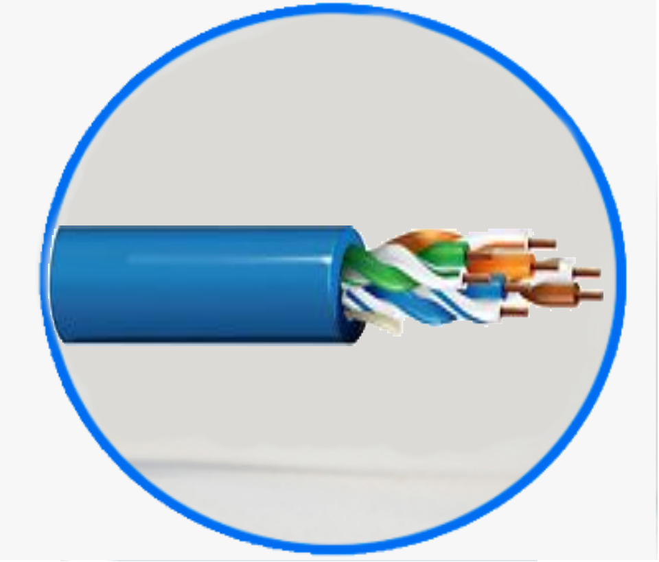 BELDEN 1583A0061000 - Cable UTP / 4 Pares / Categoria 5E / 24  AWG / 305 Metros / 100% Cobre / Color azul/