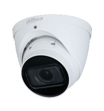 DAHUA IPC-HDW3841TN-ZAS - Cámara IP Domo 4K Resolución de 8 MP/ Lente Mot. 2.7 a 13.5mm/ ∢ 113°-31°/ IR 50 mts/ IA WizSense/ Detección de Movimiento Inteligente/ Protección Perimetral/ Starlight/ PoE/ WDR/ H.265+/ IP67/ Micrófono/