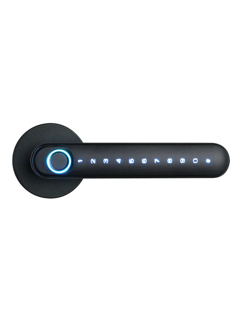 NGTeco SL01A630N -  Cerradura Inteligente Biométrica estilo americano / 100 huellas / 100 contraseñas / App Móvil NGTeco Home