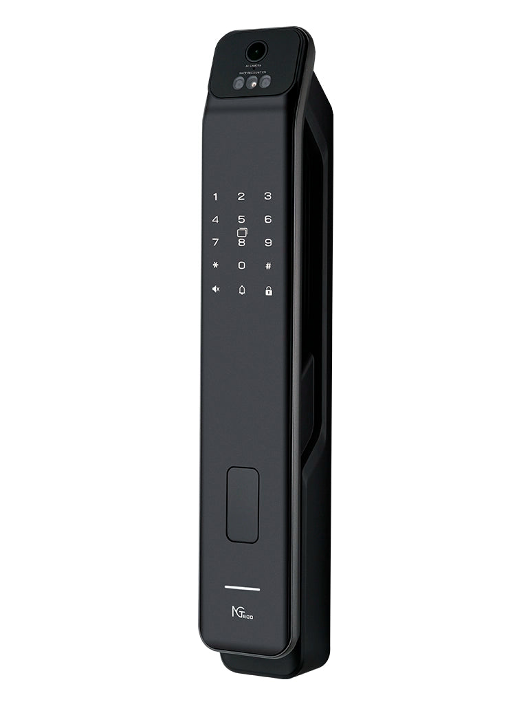 NGTECO SL01-Z350VPN -  Cerradura inteligente facial /  100 huellas / 50 rostros / 50 palmas / 100 tarjetas