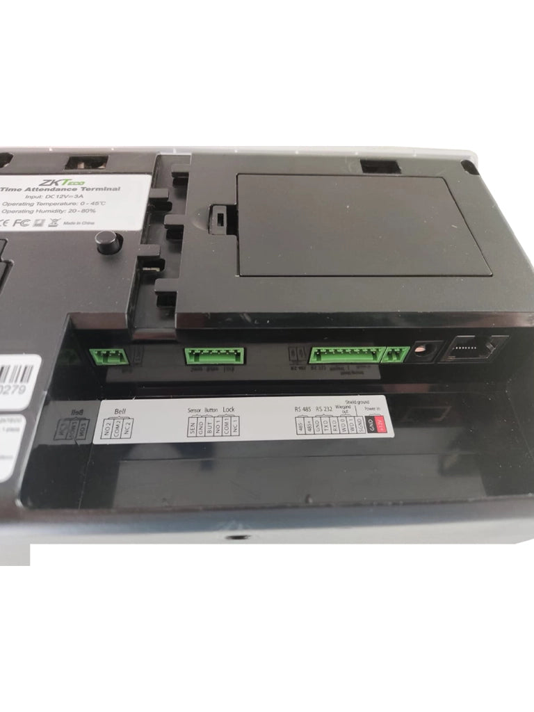 ZKTECO G3PRO -Control de Asistencia y Acceso con Autenticación Facial (12000 Rostros), Huella Digital BioID+ (20000), Tarjeta ID 125 KHz (20000), Verificación Palma (6000), Registro de 200,000 Eventos, Green Label y TCP/IP