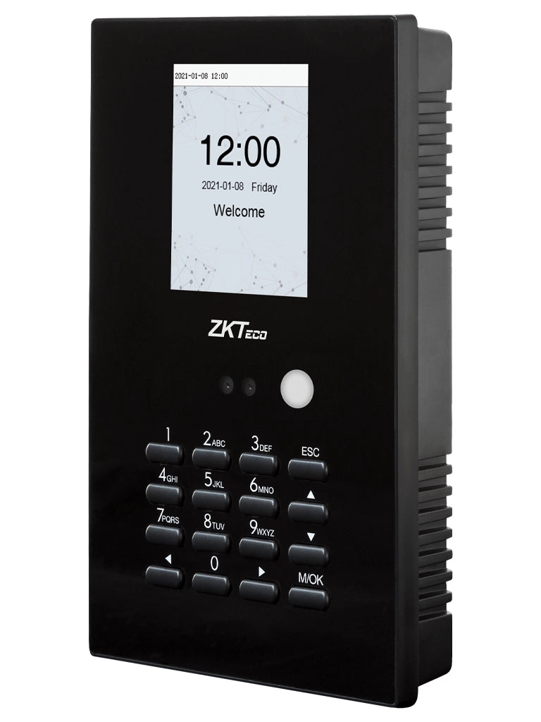 ZKTECO LFACE10 - Control de Asistencia Visible Light con Autenticación Facial (100 Rostros), Registro de 50,000 Eventos y Función SSR (Reporte en Hoja de Cálculo mediante USB)
